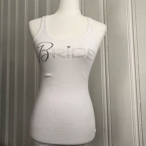 Bride tank top